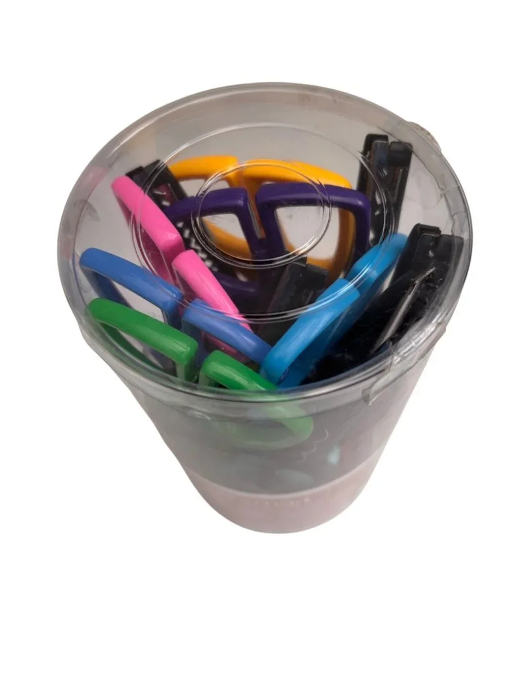 Craft Smart Decorative Scissors Assorted Colors 12-Piece Set 6.5 Inch For Left &
